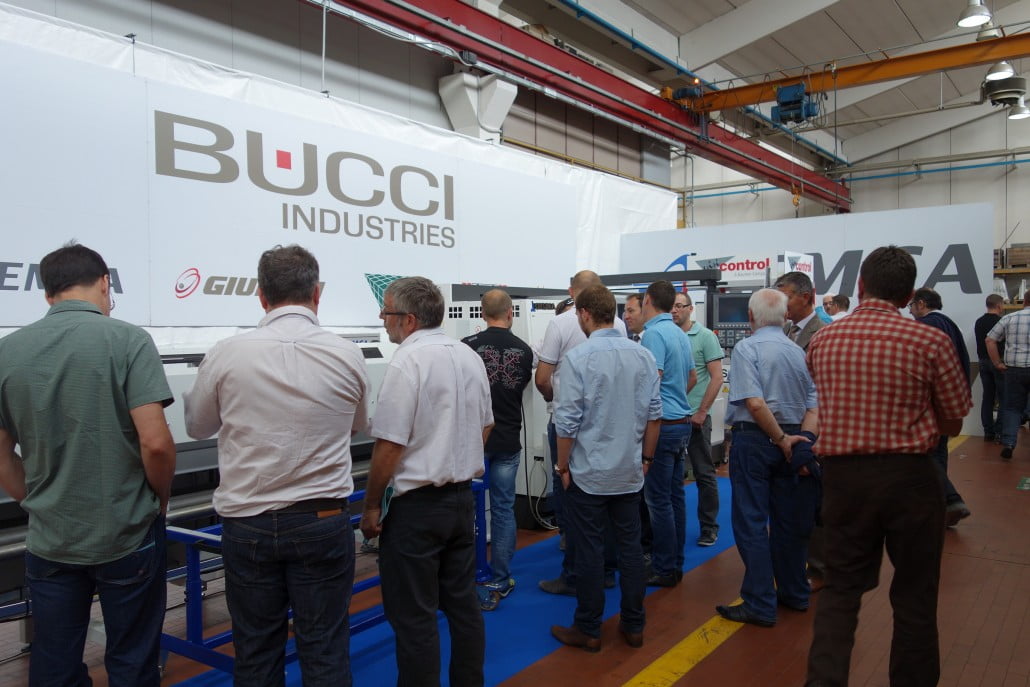 La France à l’honneur lors des Journées Portes Ouvertes BUCCI Industries en Italie les 18 et 19 juin 2015