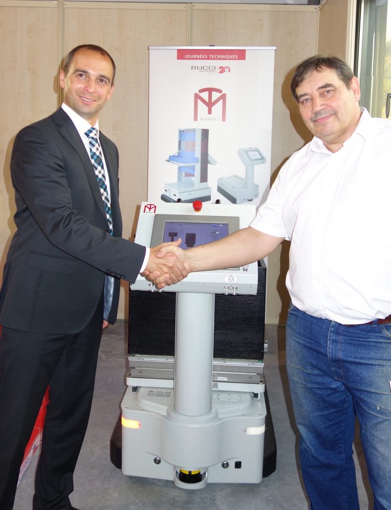 BUCCI Industries France annonce un partenariat avec MT Robot AG