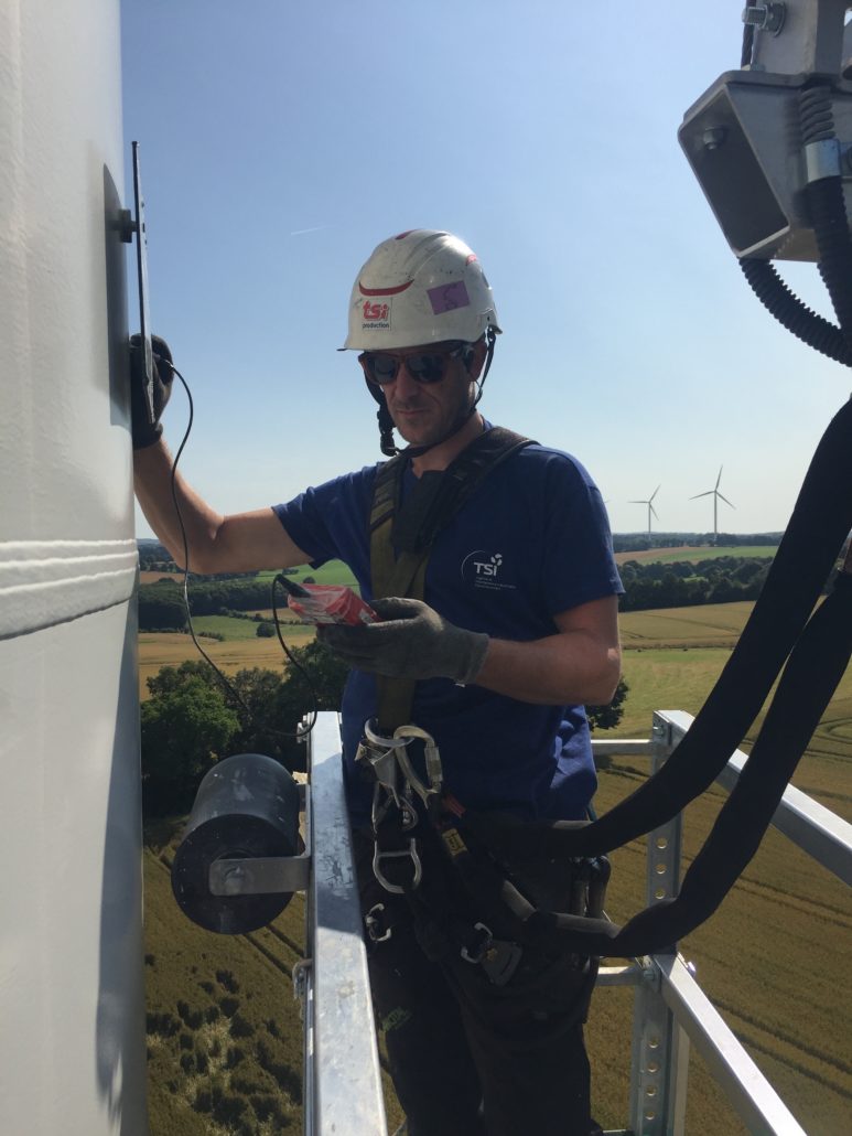 TSI se diversifie et prend de la hauteur avec la maintenance des mâts d'éoliennes