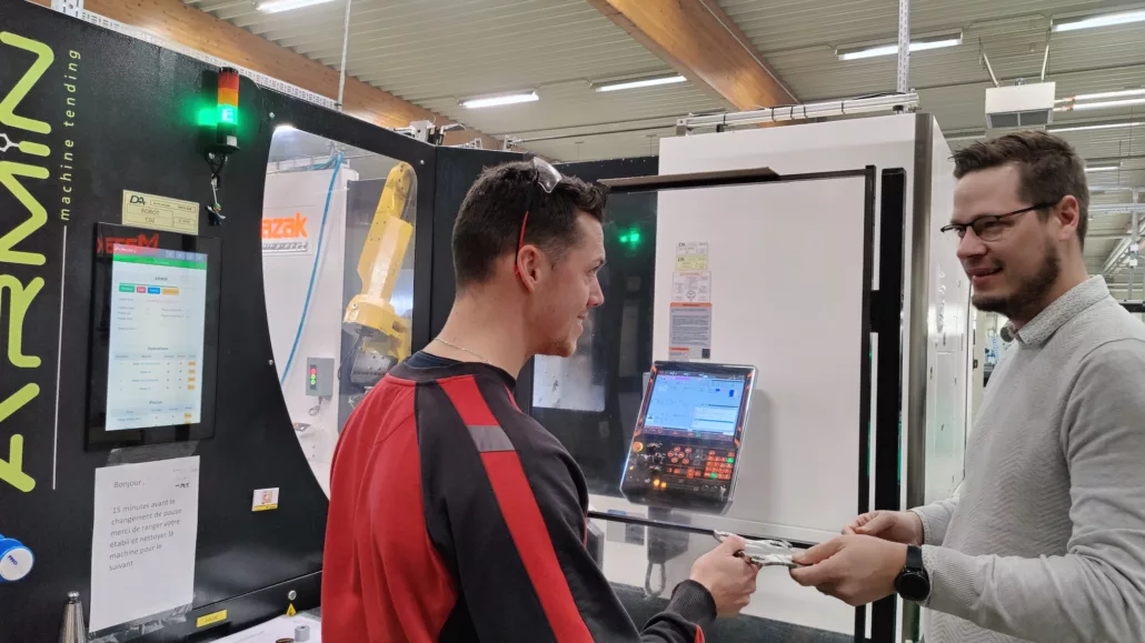 DUMOULIN AERO poursuit l’automatisation de son atelier d’usinage avec Armin Robotics. Objectif : l’atelier « full automatique ».